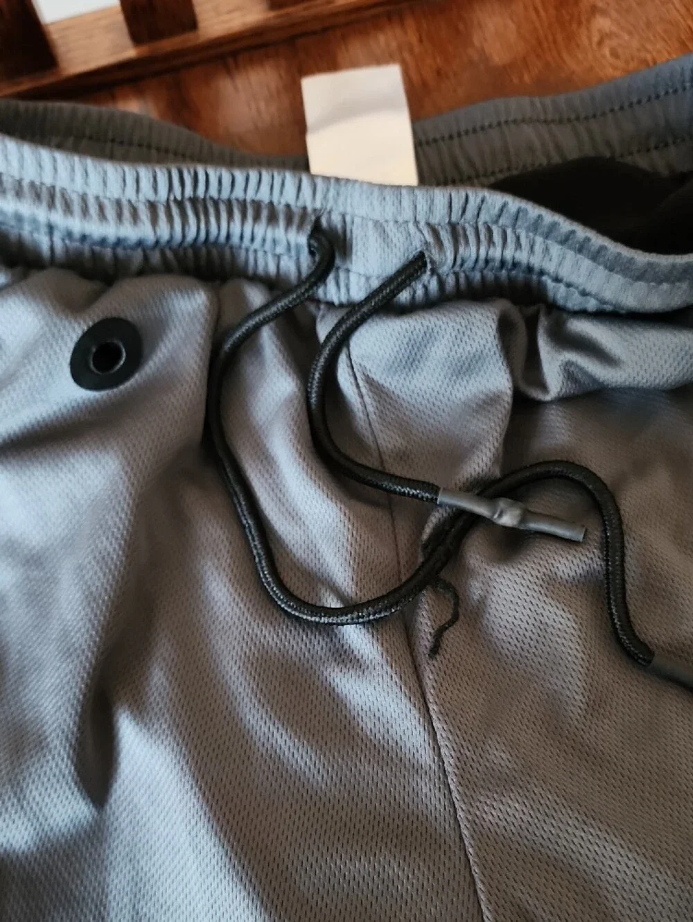 Men's Athletic Drawstring Shorts in Gray Arrive Active Underwear Built-in